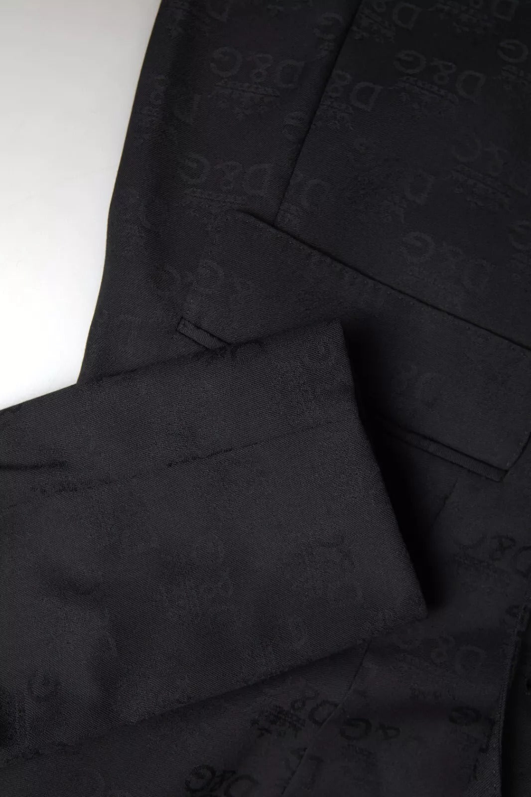 Dolce &amp; Gabbana Schwarzer Langarmmantel Blazerjacke