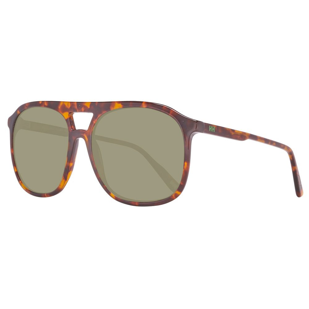 Helly Hansen – Braune Sonnenbrille aus Kunststoff