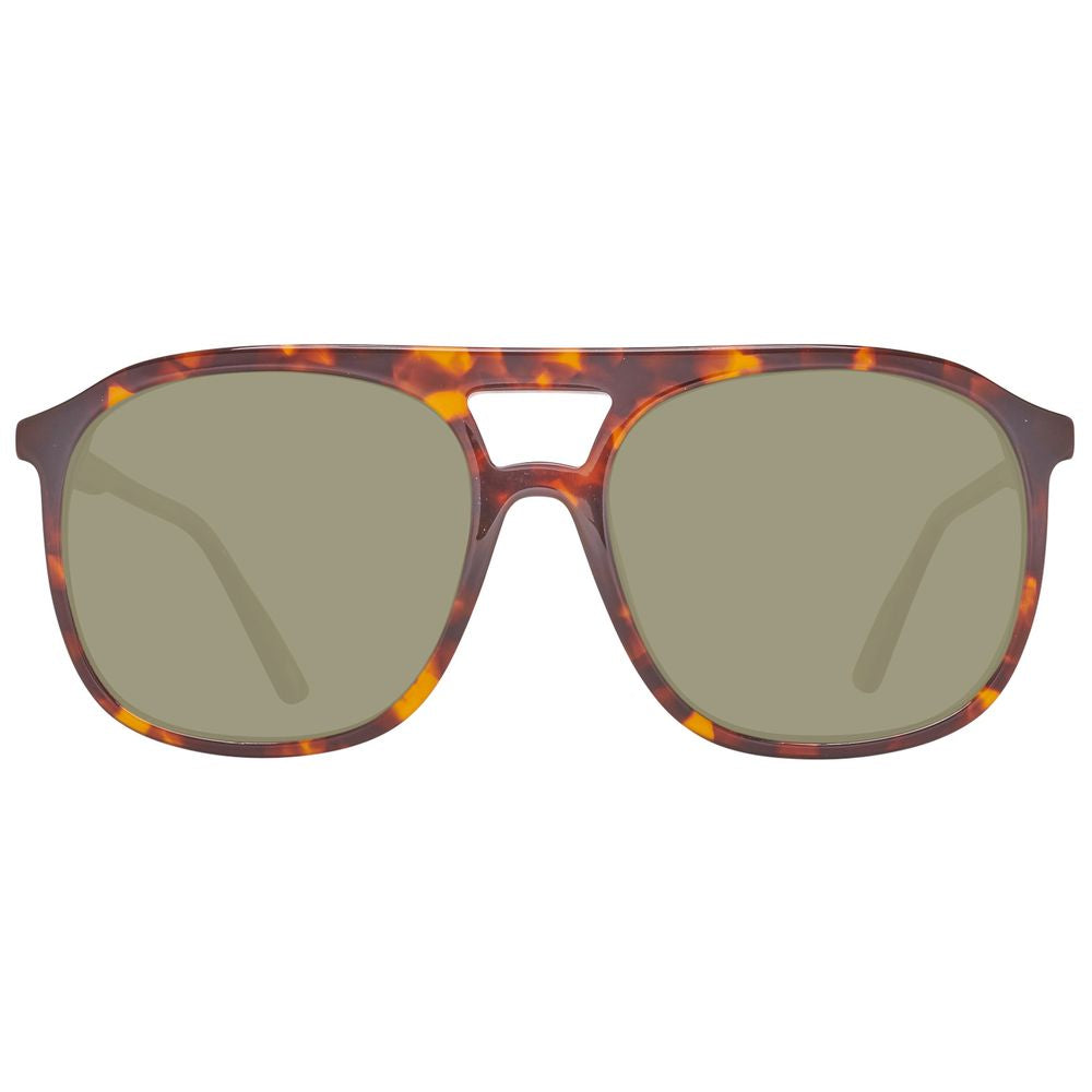 Helly Hansen – Braune Sonnenbrille aus Kunststoff