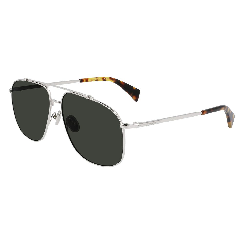 Lanvin Sonnenbrille aus grauem Metall