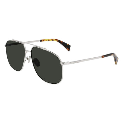 Lanvin Sonnenbrille aus grauem Metall