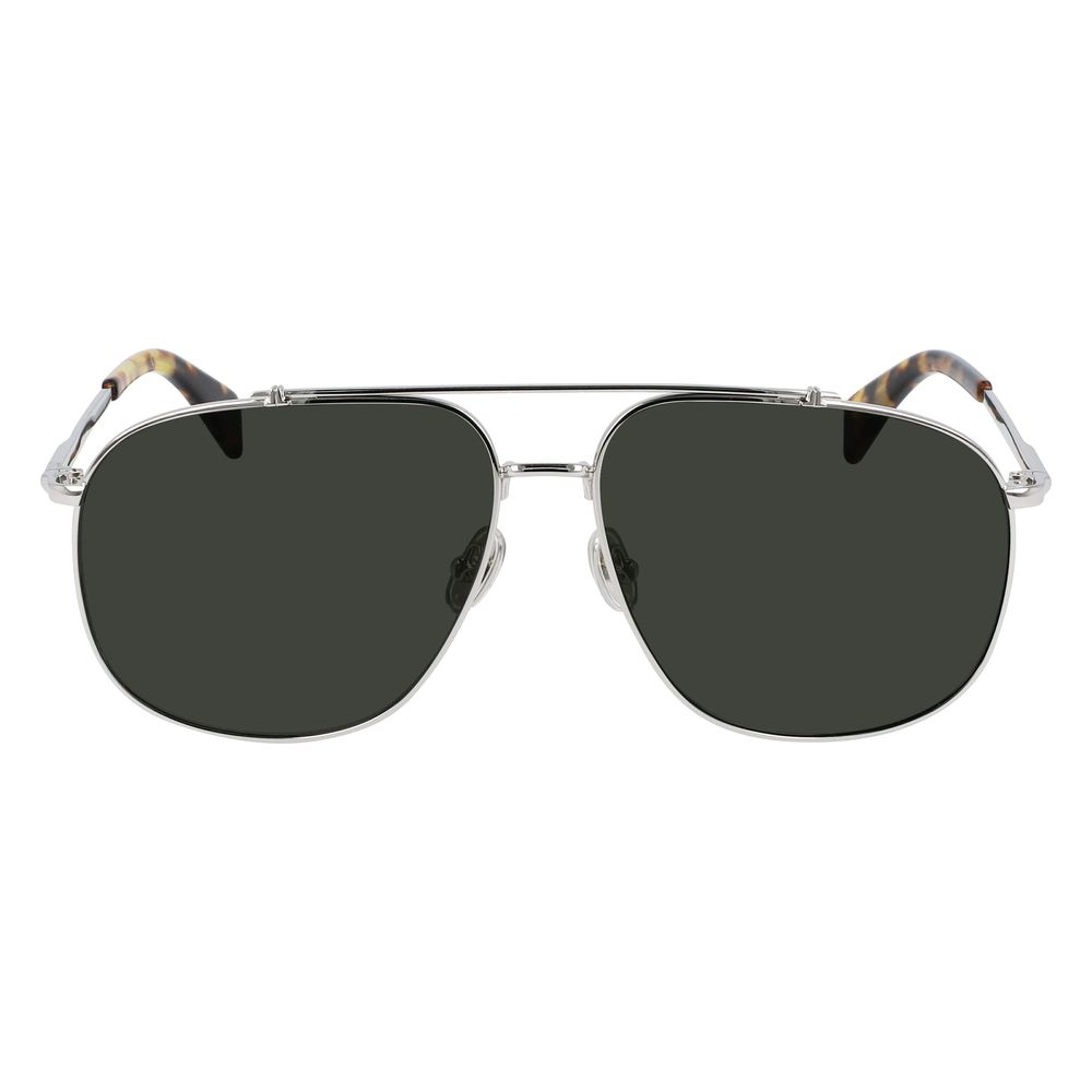 Lanvin Sonnenbrille aus grauem Metall