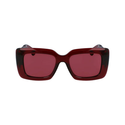 Lanvin – Rote Sonnenbrille mit Bio-Injektion