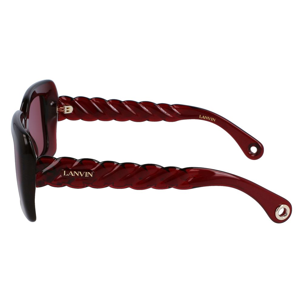 Lanvin – Rote Sonnenbrille mit Bio-Injektion