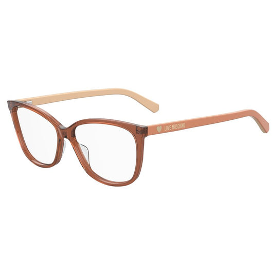Love Moschino Rote Acetat-Brille (Gestell)