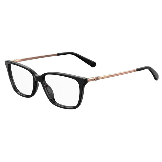 Love Moschino Schwarze Acetat-Brille (Gestell)