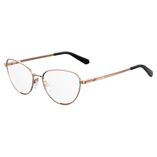 Love Moschino Goldfarbene Metallbrille (Gestell)