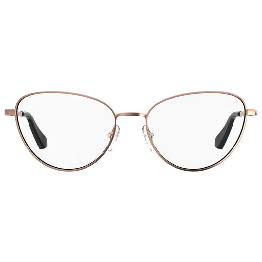 Love Moschino Goldfarbene Metallbrille (Gestell)