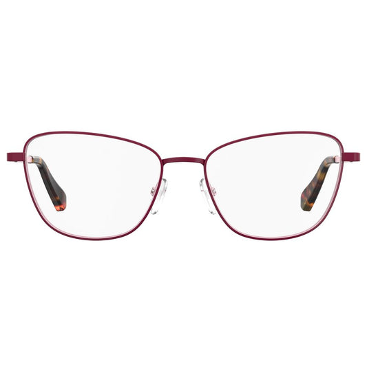 Love Moschino Rote Metallbrille (Gestell)
