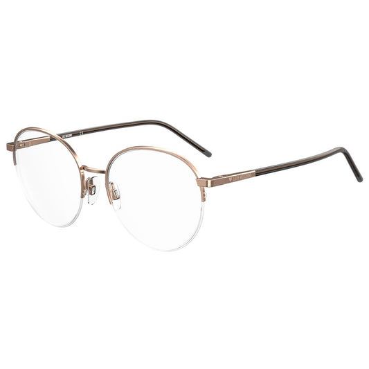 Love Moschino Goldfarbene Metallbrille (Gestell)