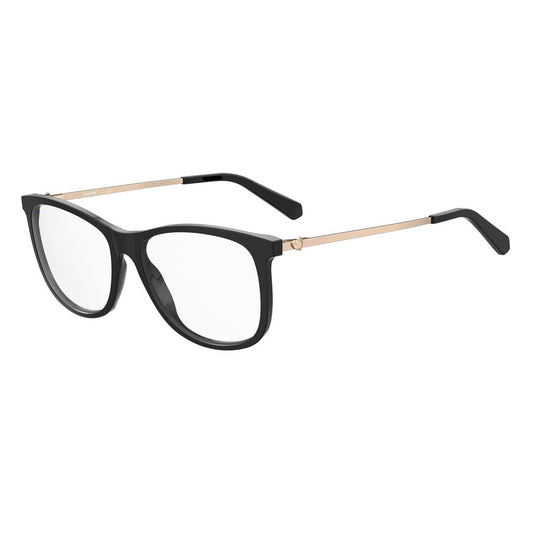 Love Moschino Schwarze Acetat-Brille (Gestell)
