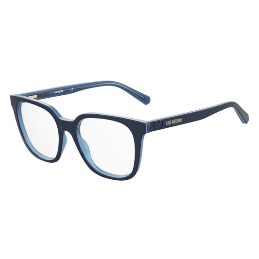 Love Moschino Blaue Acetat-Brille (Gestell)