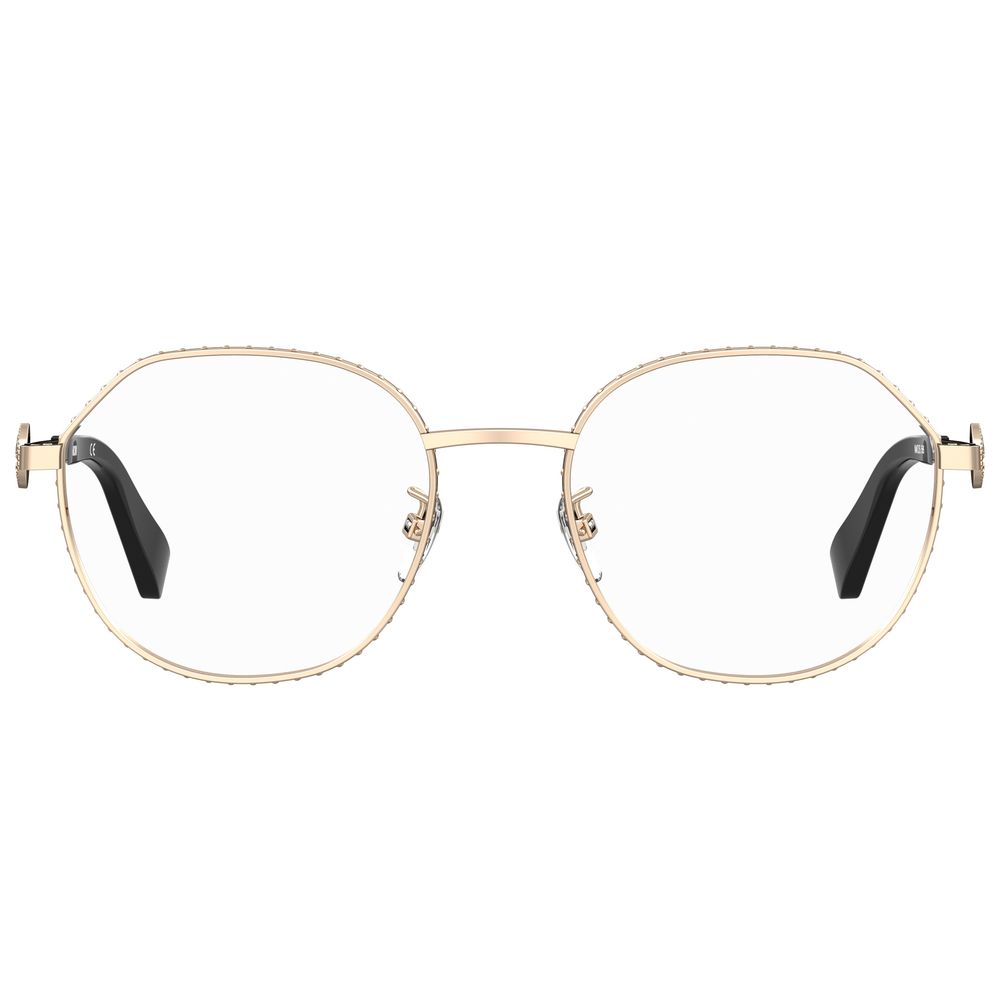 Moschino Roségoldfarbene Metallbrille (Gestell)