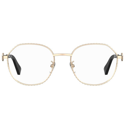 Moschino Roségoldfarbene Metallbrille (Gestell)