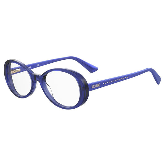 Moschino Blaue Acetat-Brille (Gestell)
