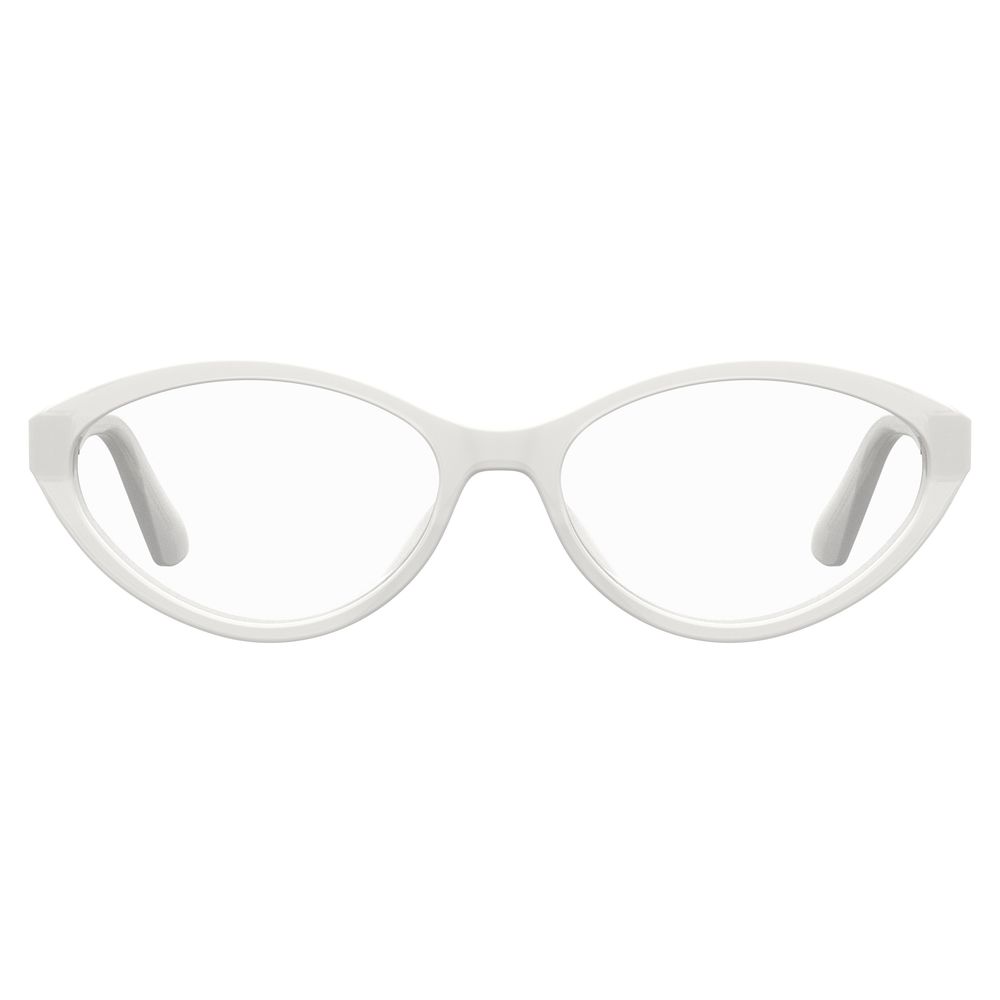 Moschino Weiße Acetat-Brille (Gestell)