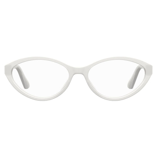 Moschino Weiße Acetat-Brille (Gestell)