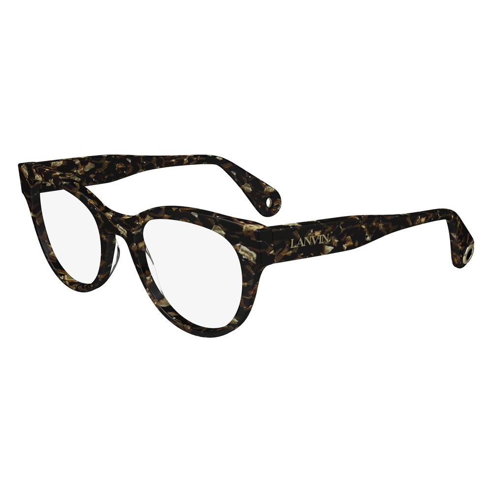 Lanvin Braune Acetat-Brille (Gestell)