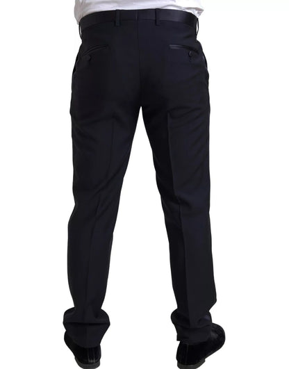 Dolce &amp; Gabbana – Schwarzer dreiteiliger einreihiger MARTINI-Anzug