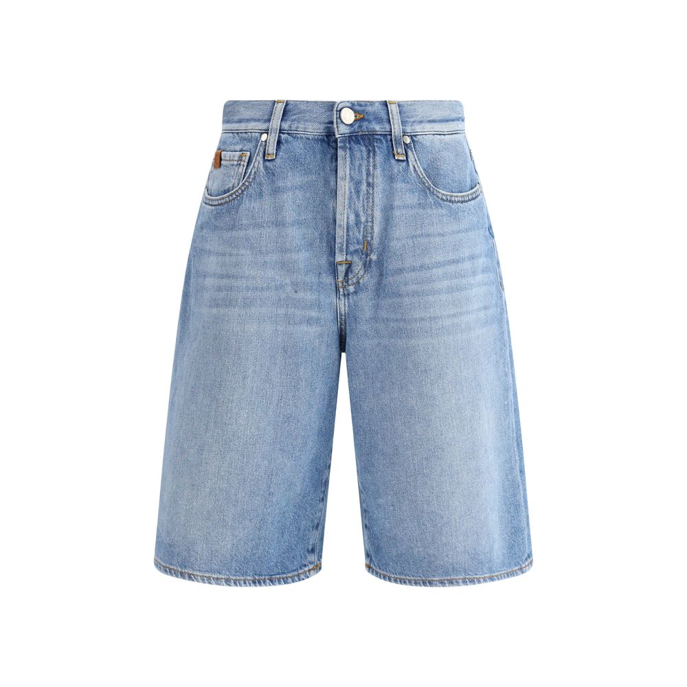 Jacob Cohen Blaue Baumwoll-Bermudashorts