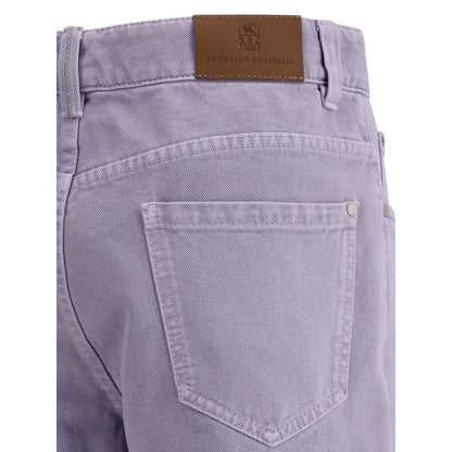 Brunello Cucinelli – Gerade gefärbte Jeans