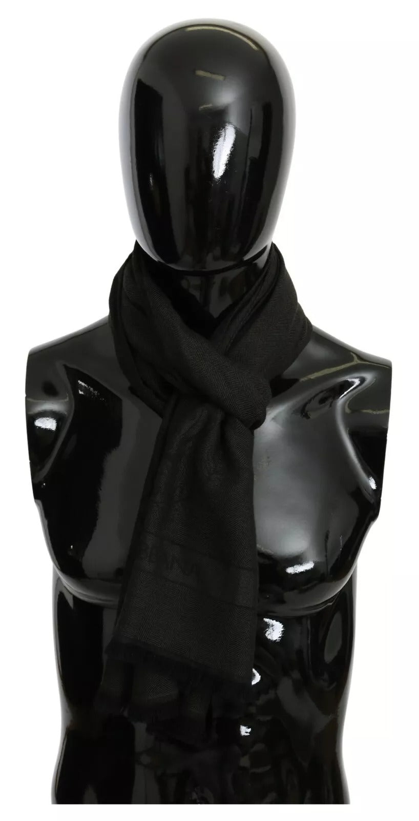 Dolce &amp; Gabbana Grün-brauner Wickelschal aus Kaschmir