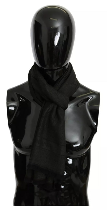 Dolce &amp; Gabbana Grün-brauner Wickelschal aus Kaschmir