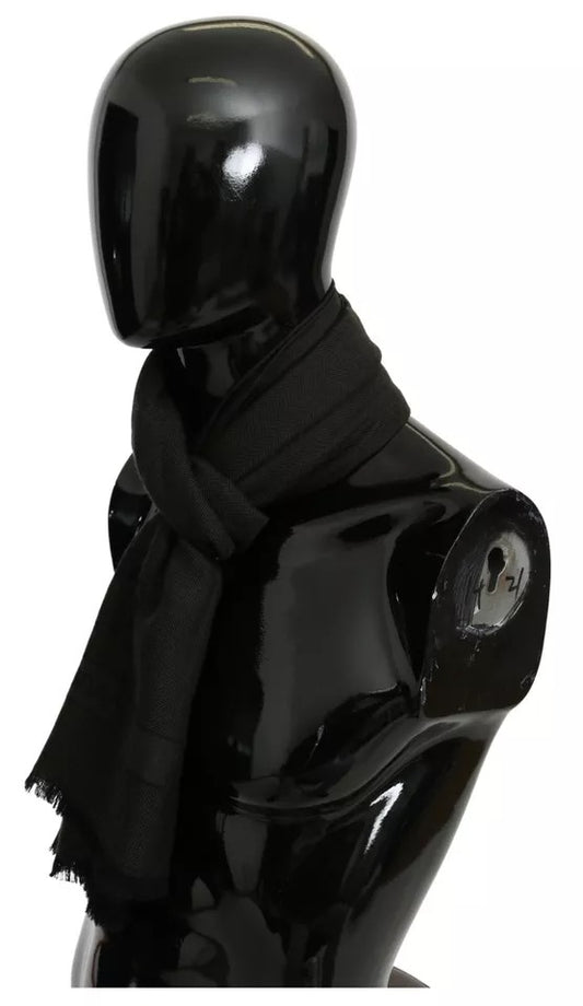 Dolce &amp; Gabbana Grün-brauner Wickelschal aus Kaschmir