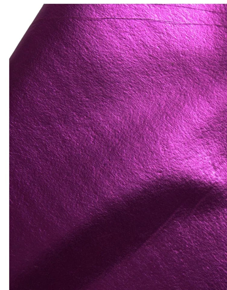 Dolce &amp; Gabbana – Midi-Etuikleid aus Polyester mit Leopardenmuster in Rosa