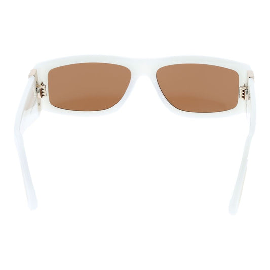 GCDS – Weiße Unisex-Sonnenbrille