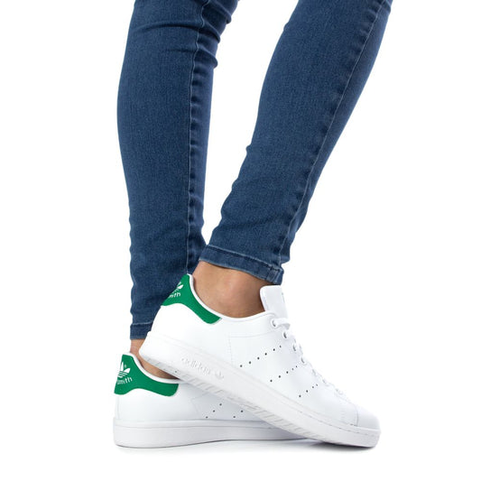 Adidas Grüner Ledersneaker