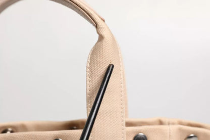 Dolce &amp; Gabbana – TANIA – Tragetasche aus Canvas mit mehrfarbigem Blumenmuster und Henkel