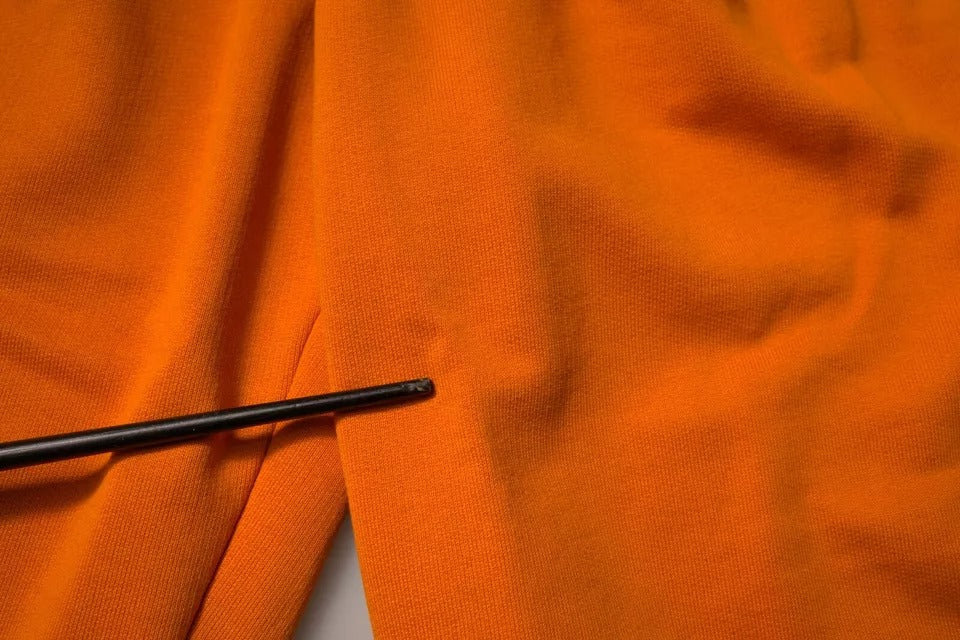 Dolce &amp; Gabbana Orangefarbene Herren-Cargo-Bermudashorts aus Baumwolle