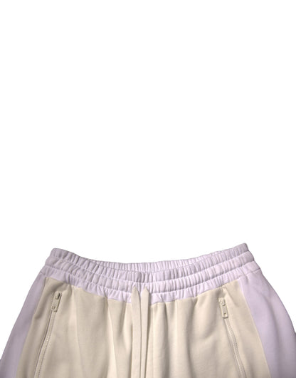 Dolce &amp; Gabbana Beige Baumwolle Herren Casual Cargo Bermuda Shorts