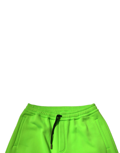 Dolce &amp; Gabbana – Grüne Cargo-Bermudashorts mit Patchwork