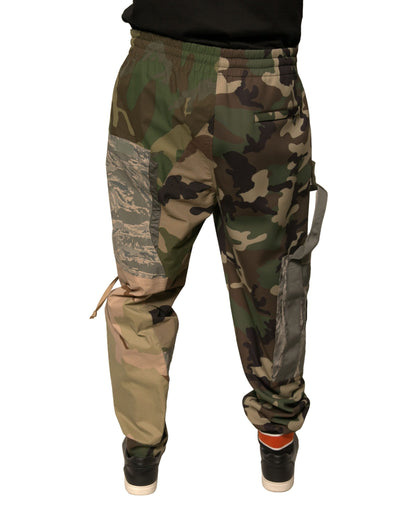 Dolce &amp; Gabbana – Jogginghose mit mehrfarbiger Camouflage-Optik