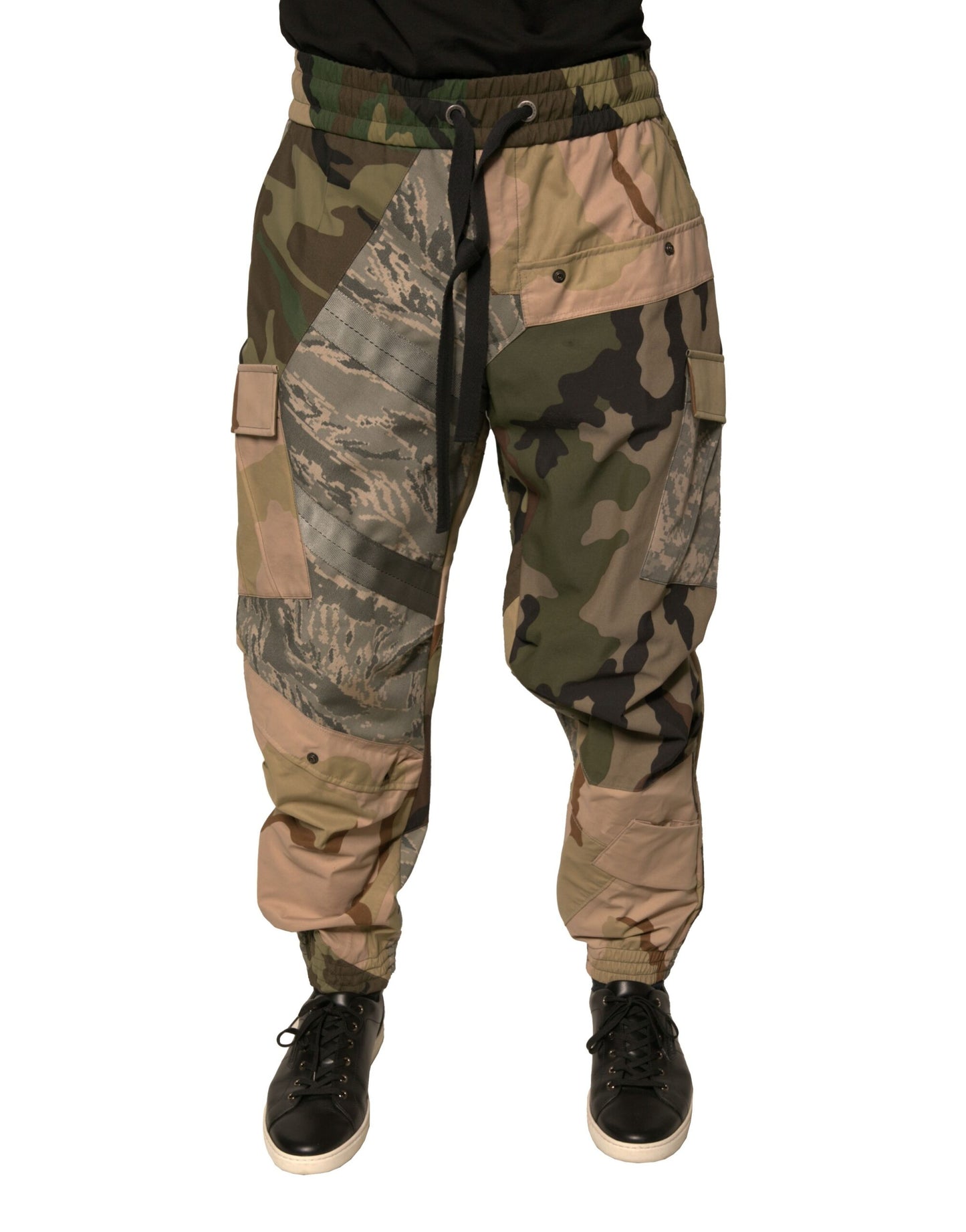 Dolce &amp; Gabbana – Jogginghose mit mehrfarbiger Camouflage-Optik