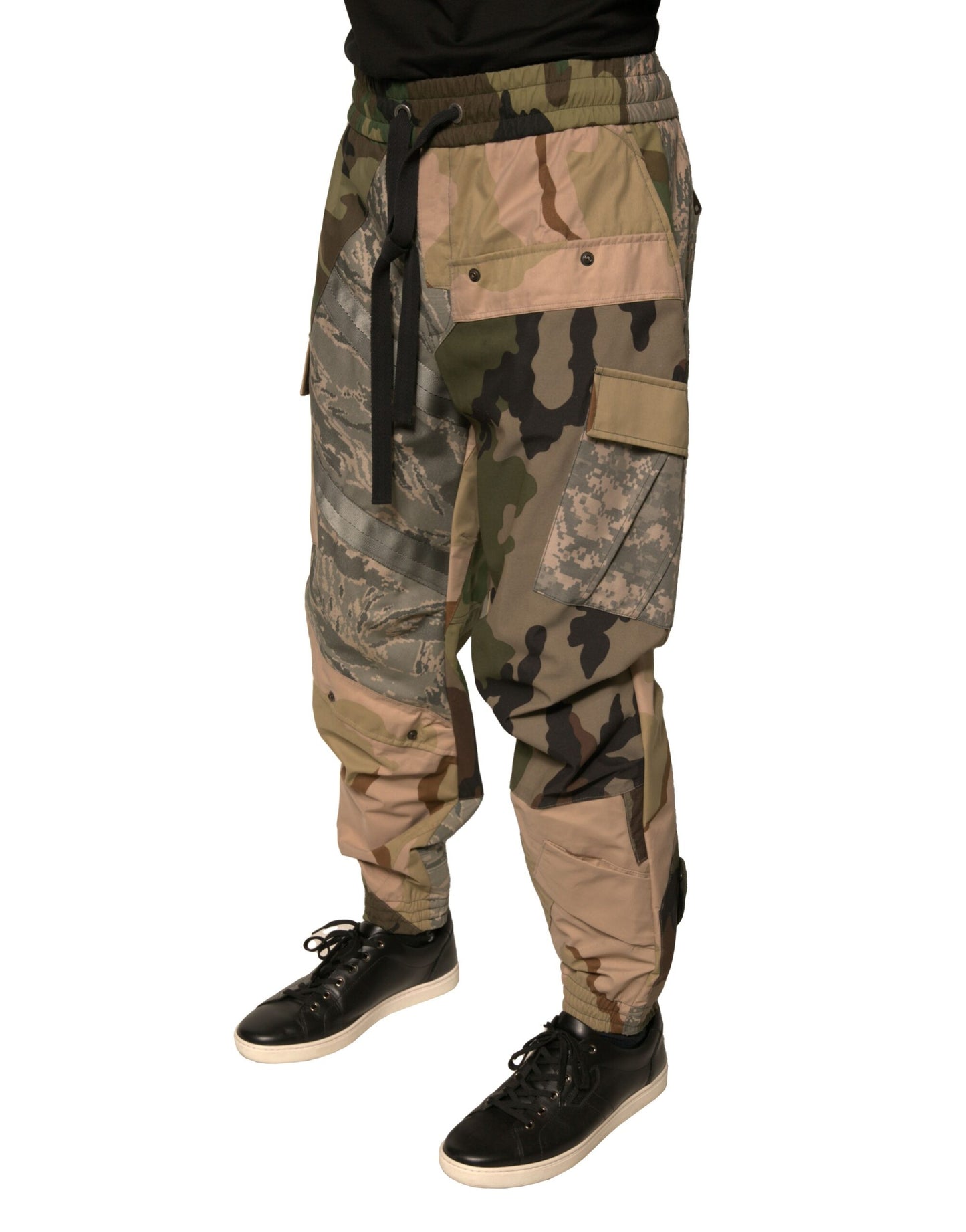 Dolce &amp; Gabbana – Jogginghose mit mehrfarbiger Camouflage-Optik