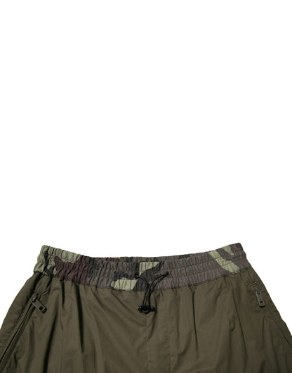 Dolce &amp; Gabbana – Mehrfarbige Cargo-Jogginghose mit Camouflage-Muster