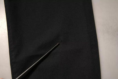 Dolce &amp; Gabbana – Schwarze Skinny-Jeans aus Baumwollstretch mit Logo