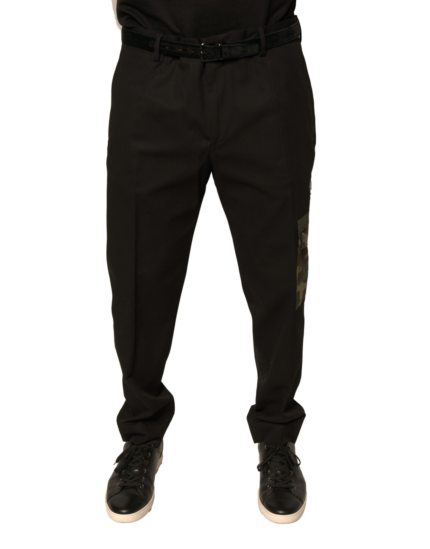 Dolce &amp; Gabbana Schwarze Cargohose aus Baumwolle für Herren