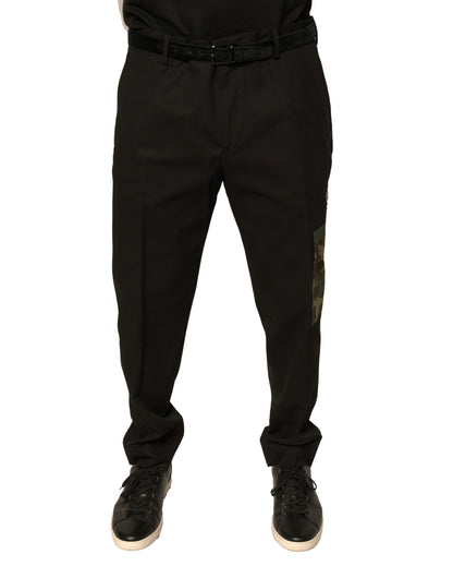 Dolce &amp; Gabbana Schwarze Cargohose aus Baumwolle für Herren
