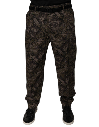 Dolce &amp; Gabbana Mehrfarbige Camouflage-Anzughose für Herren
