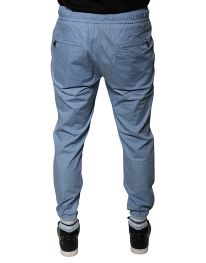 Dolce &amp; Gabbana – Blaue Jogginghose aus Baumwolle