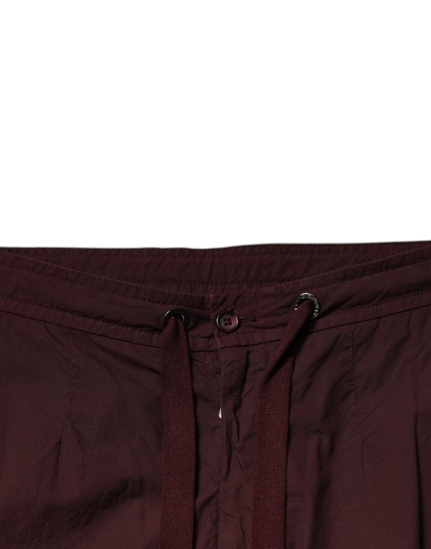Dolce &amp; Gabbana Bordeaux Baumwoll-Cargo-Jogginghose