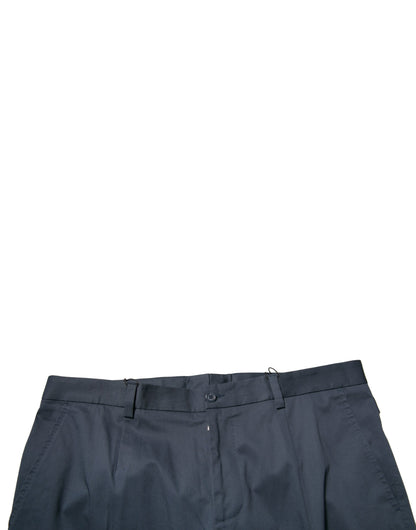 Dolce &amp; Gabbana Dunkelblaue Skinny-Hose aus Baumwollstretch für Herren