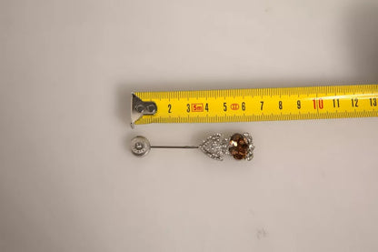 Dolce &amp; Gabbana – Brosche mit Kristallen aus 925er Sterlingsilber