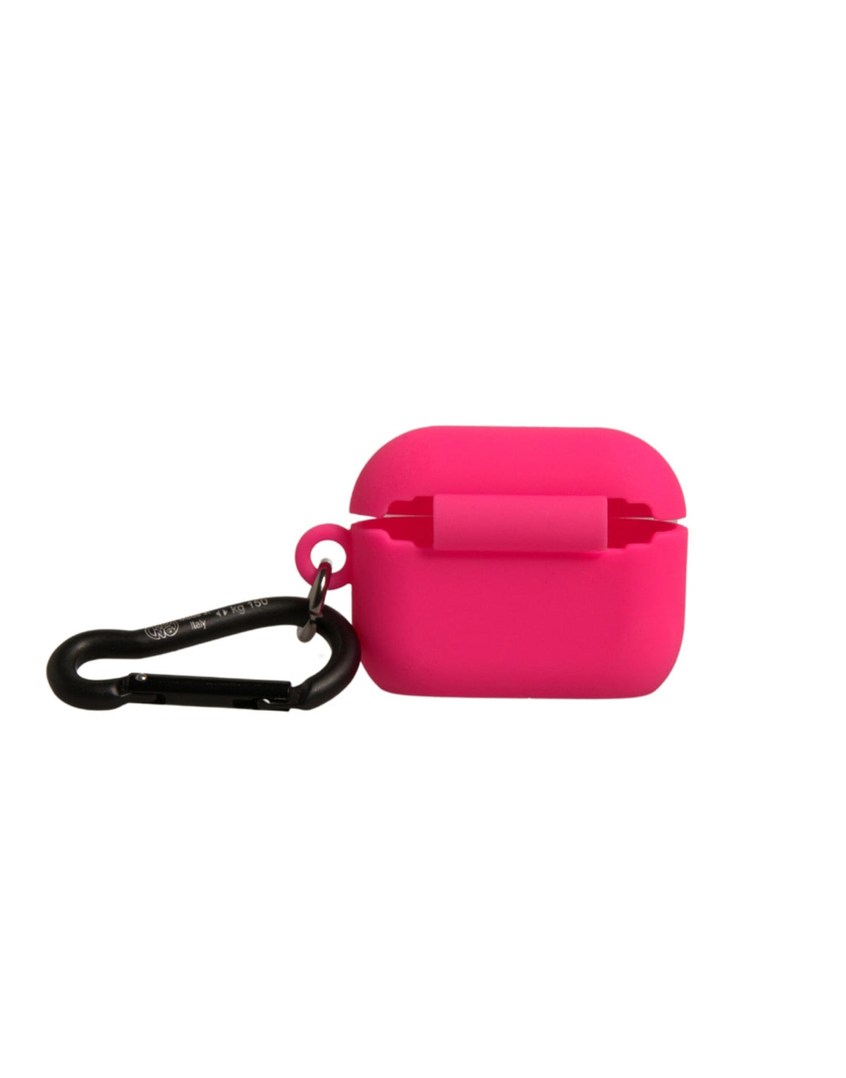 Dolce &amp; Gabbana – Airpods-Hülle aus rosa Silikonkautschuk mit Logoprägung