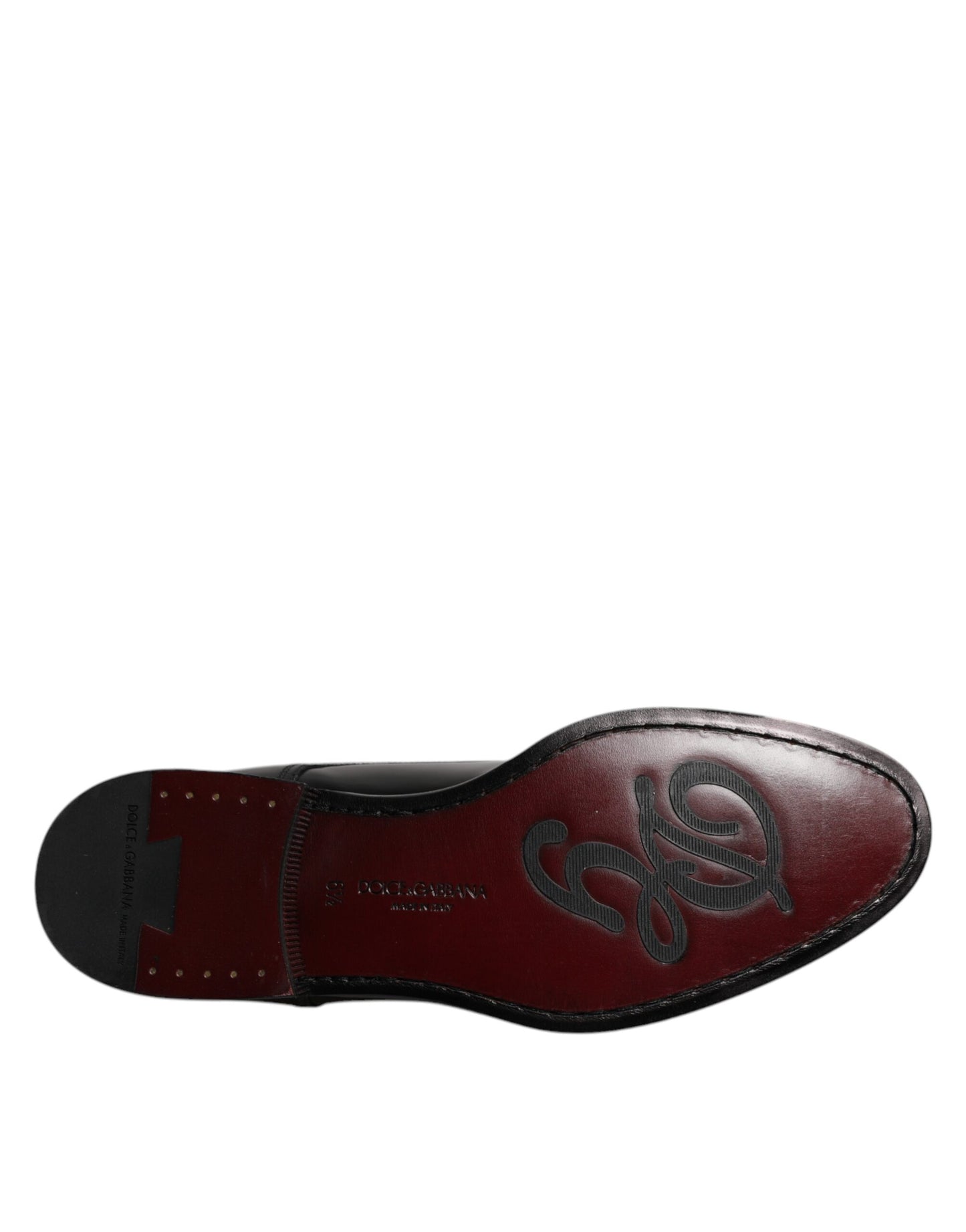 Dolce &amp; Gabbana – Derby-Schnürschuhe aus schwarzem Kalbsleder mit Schnürung