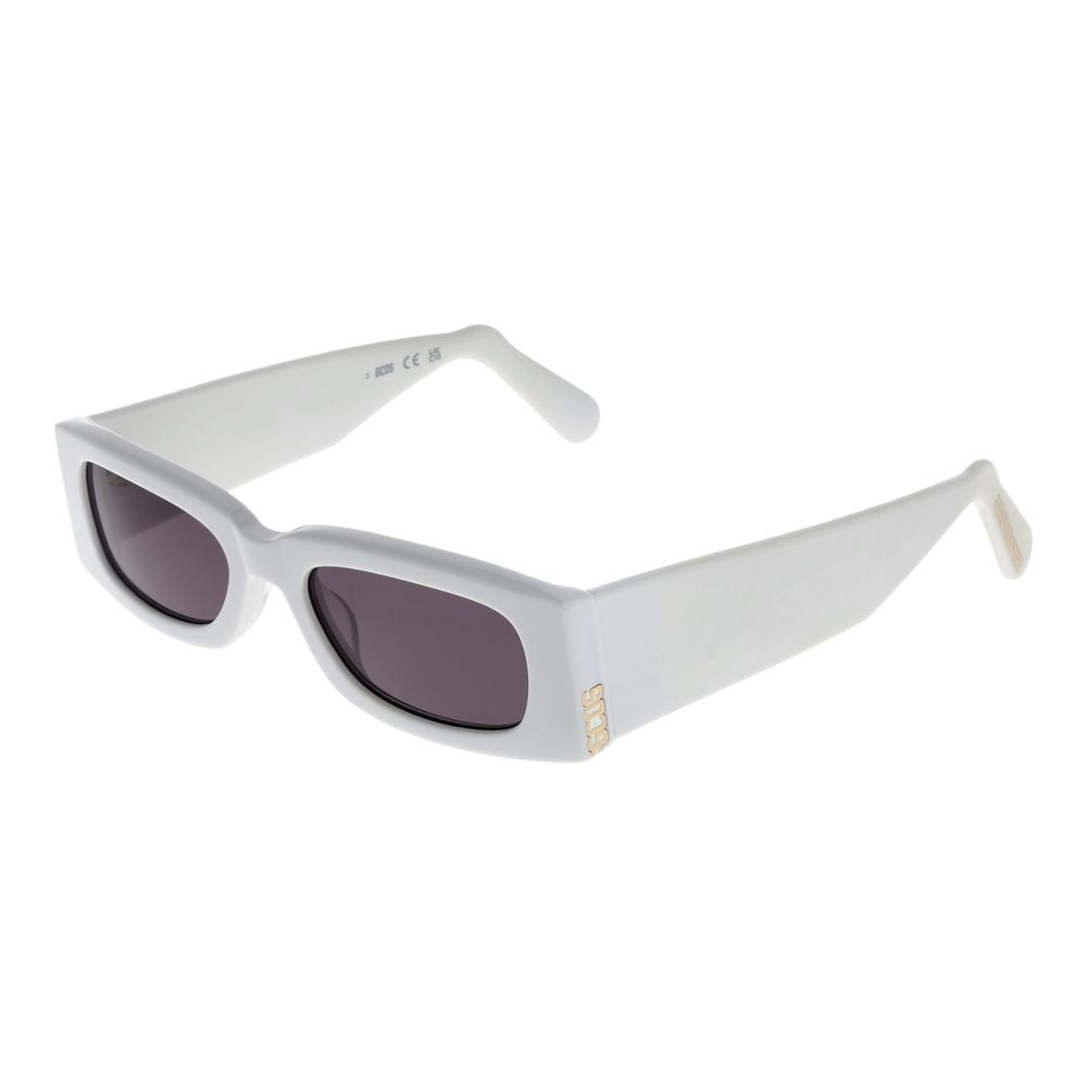 GCDS – Weiße Unisex-Sonnenbrille